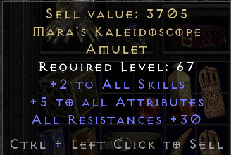 A 100% perfect Mara's Kaleidoscope drop in Resurrected