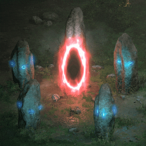 The portal to Tristram in the Stony Field