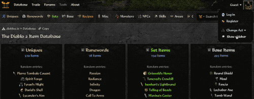 Showing and hiding the sidebar. Preferenced remembered in localstorage.