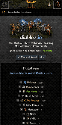 Switching between detailed/compact homepage on mobile.