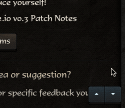 Scroll to bottom or top.