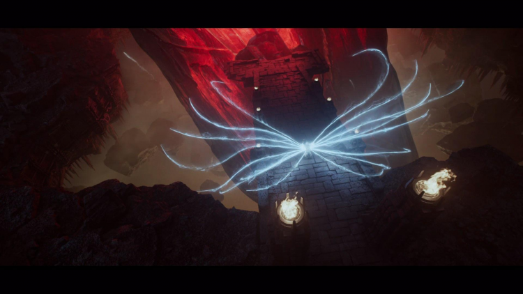 Tyrael prepares to destroy the Worldstone.