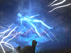 Blood Raven escapes corruption by the hands of the hero.