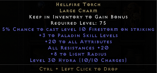 20/20 Paladin torch