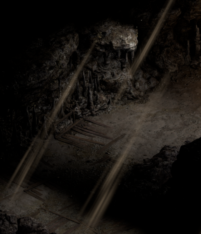 God rays on Resurrected after quest completion.