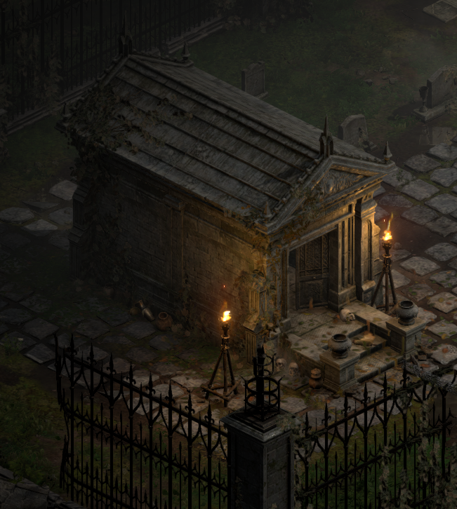 Entrance to the Crypt in Resurrected