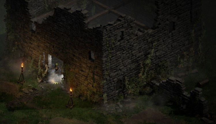 The Forgotten Tower as it appears from the outside.