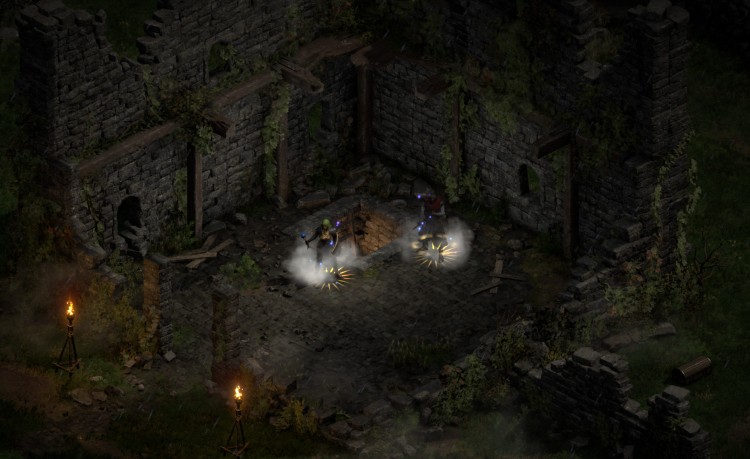 The Entrance to the Tower Cellar below