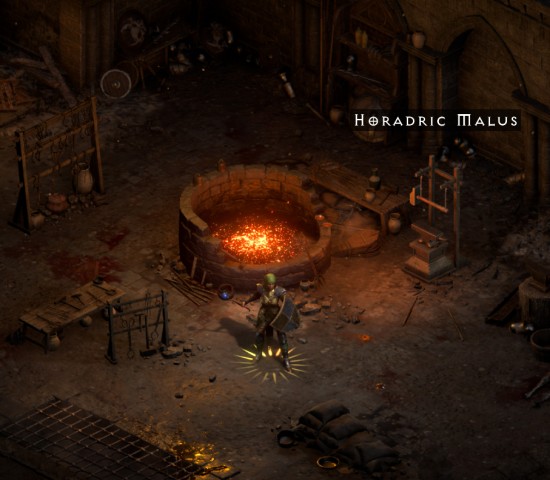 The Malus is yours if you can deal with the Smith that guards it.