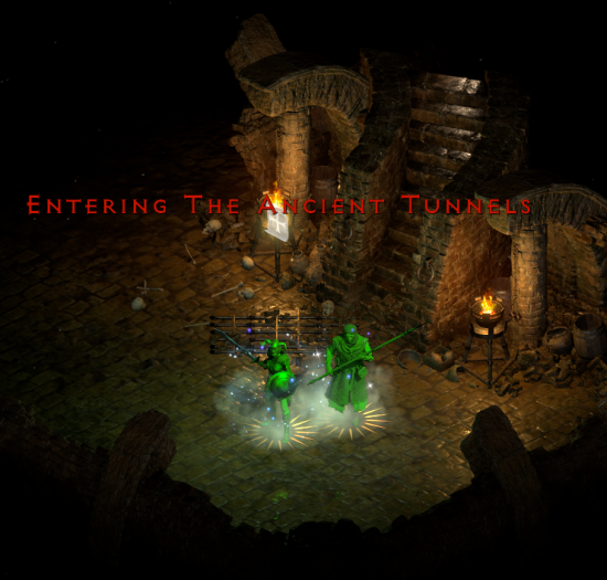 Ancient Tunnels Inside Entrance