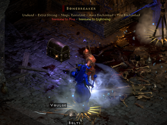 Bonebreaker up close with holy freeze