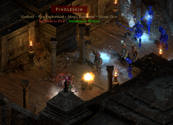 Pindleskin and his warriors