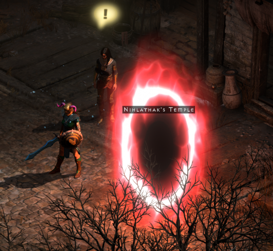 Portal Entrance to Pindleskin next to Anya