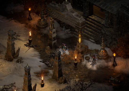 Entrance to Nihlathak's Temple where Pindle awaits