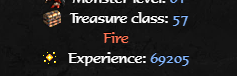 It just says fire, when it should say &quot;Immune to: Fire&quot;