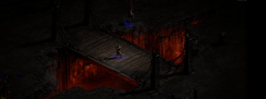 Sorceress with Prayer aura active (from Act 2 hireling)