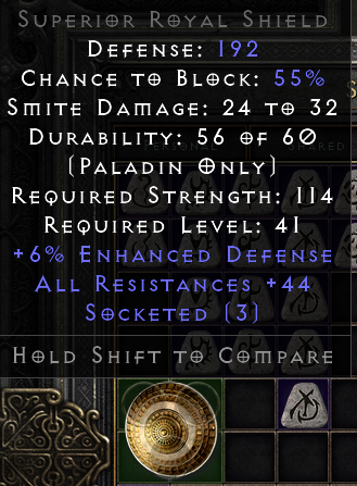 Sroyal shield 3 os 44AR