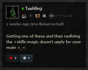 A very average comment