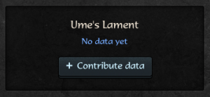 Click the 'Contribute Data' button when you see it