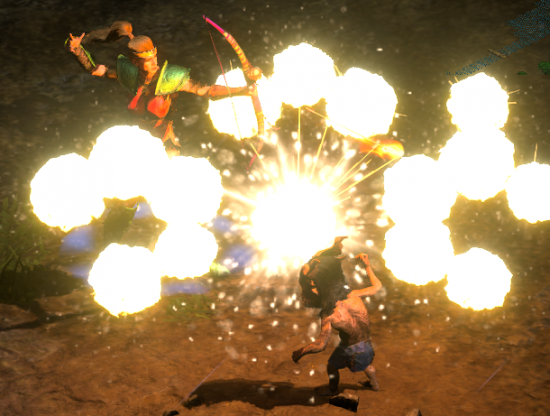 Blasting a Soul Killer in the face