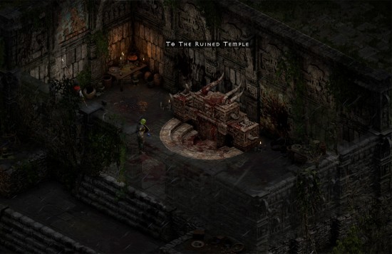 Entrance to the Ruined Temple.