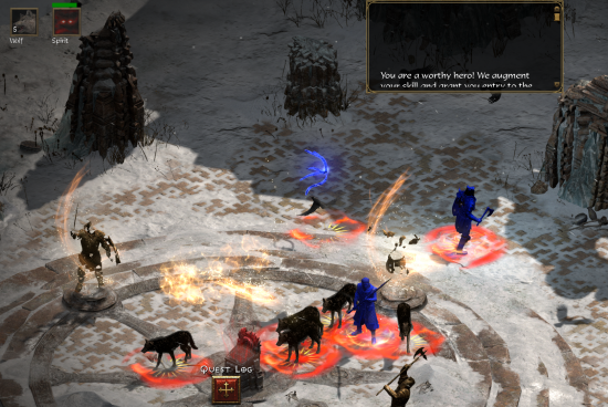 Garruk while destroying the Ancients for the first time, Aeons ago