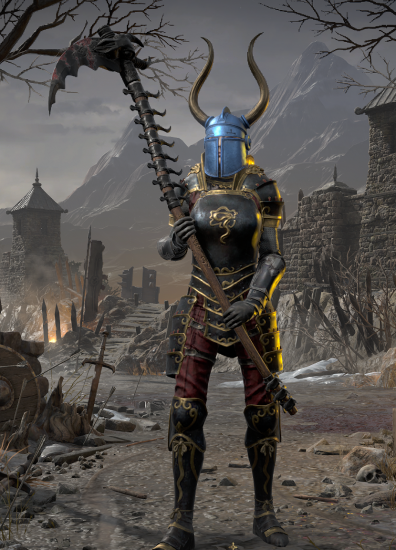 Assassin holding this awesome looking weapon