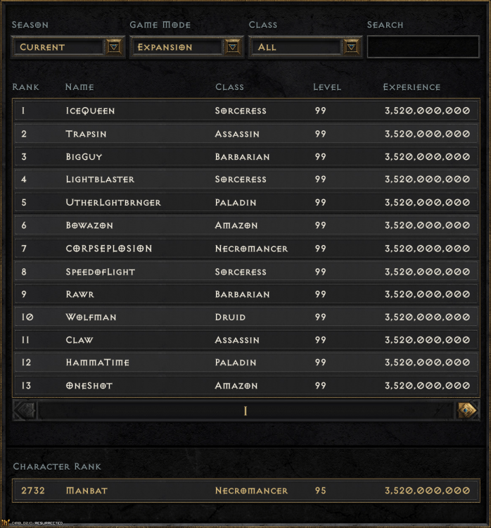 A concept of the ladder window, showing new filtering/sorting options.