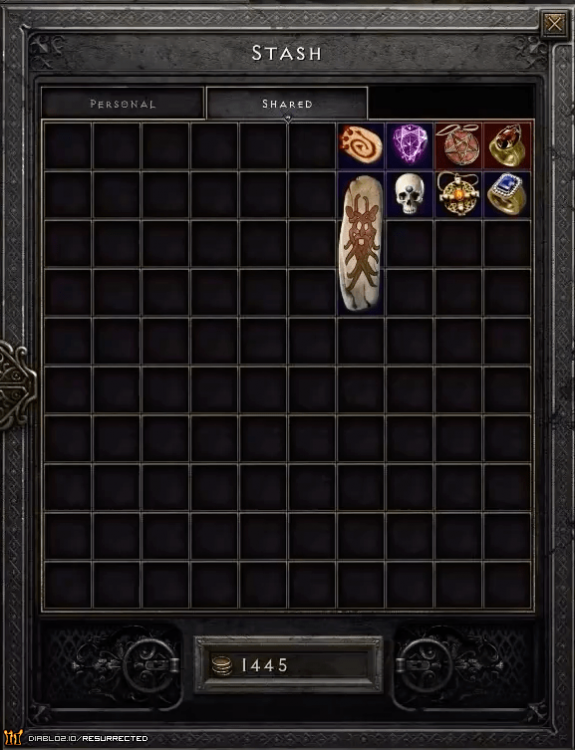 Another image of the shared stash - less tabs visible.