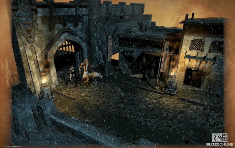 Lord of Destruction title screen background image - from the archive.