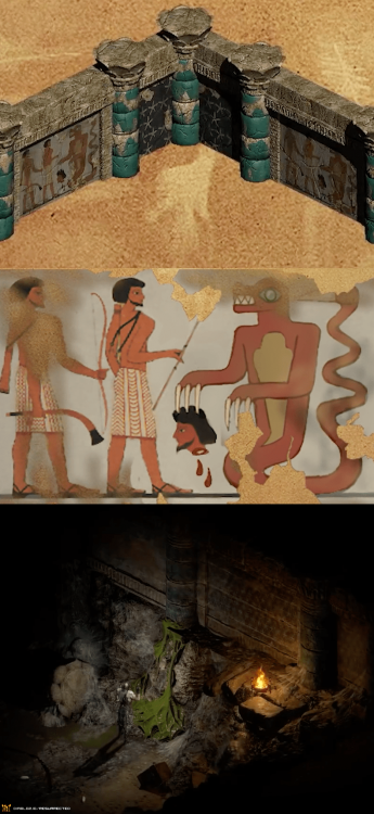 Some of D2s original textures have been mirrored over to Resurrected exactly.