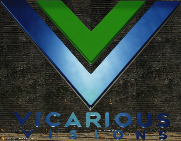 Vicarious Visions' logo.