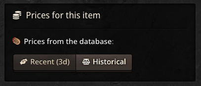 Price check shortcut buttons on charm/amulet etc. type listings