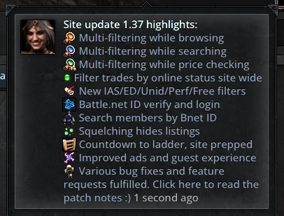 Some highlights of the incoming site update