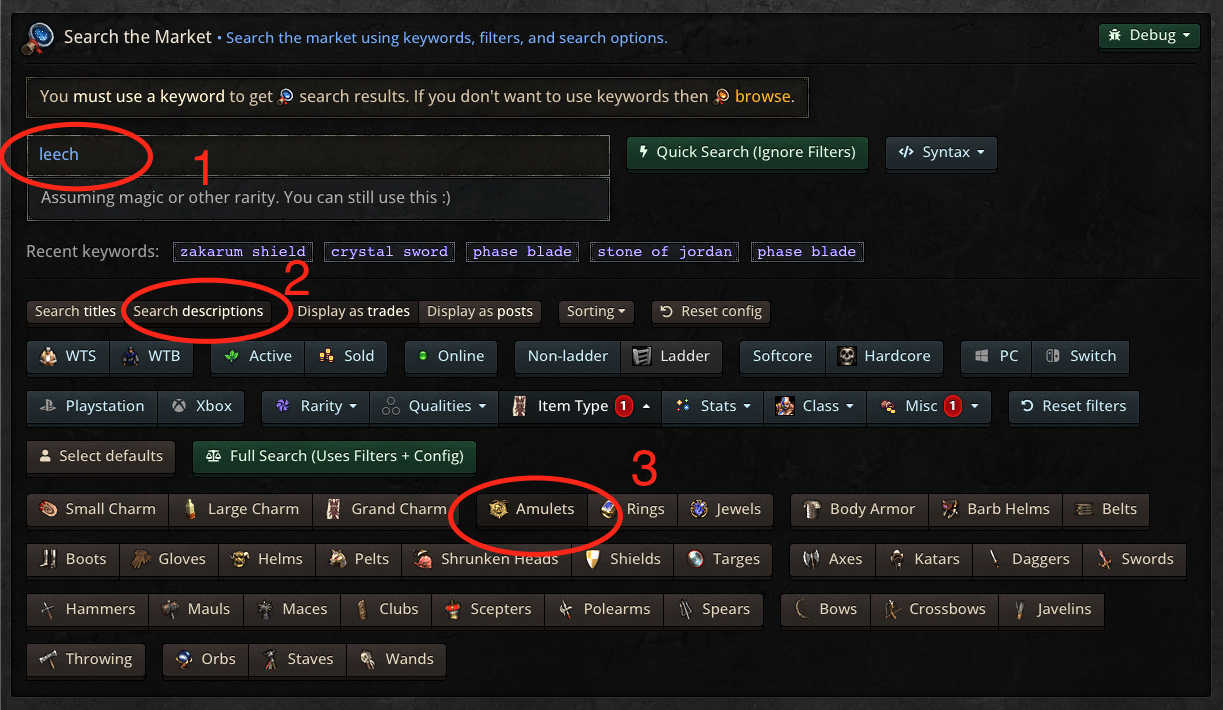 Then hit full search