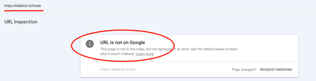 De-indexed status on search console, wtf?