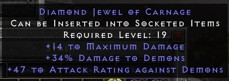 Diamond Jewel of Carnage