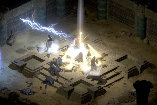 The Horadric Staff is used to open the entrance to Tal Rasha's Tomb.