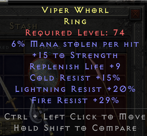 Tri res ring