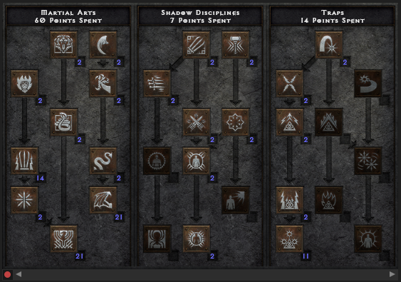 Putting 10 hard points in Death Sentry to get some radius going for it and 1 in Shadow master for an extra punching bag for the monsters to hit.