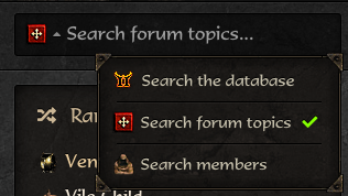 Click the little icon in the top left