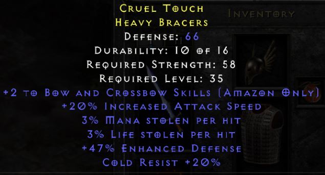 Cruel Touch Heavy Bracers - 2 bow 20 ias 3 mana 3 life 20 cold res.JPG