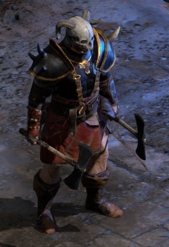 Barbarian holding two Laceratorss.jpg