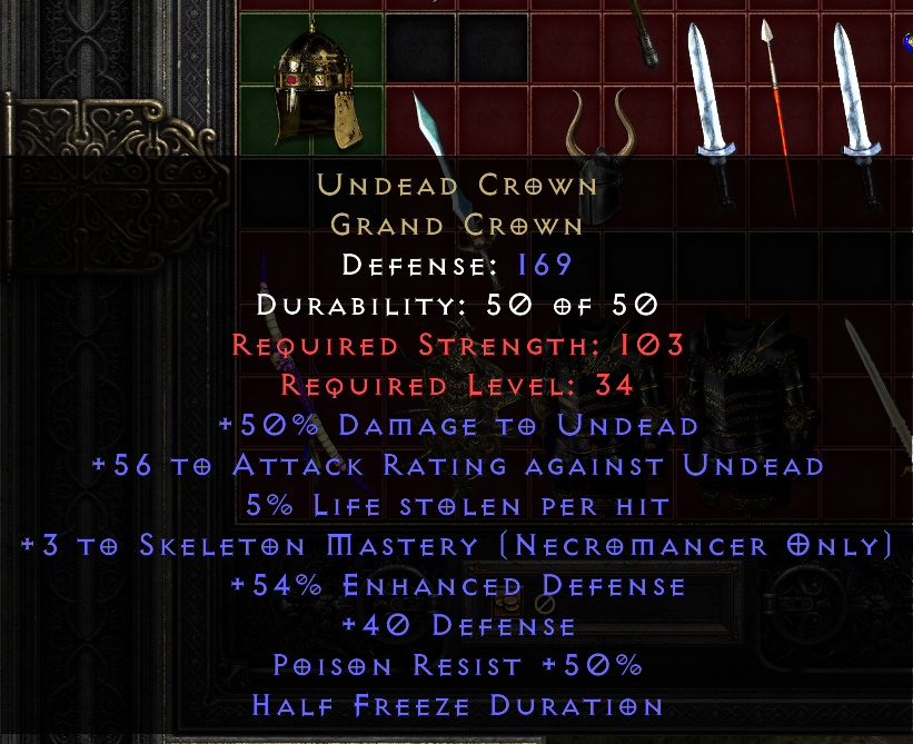 Upgraded Version of Undead Crown