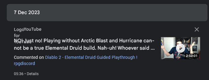 Cold Druid YT comment.png