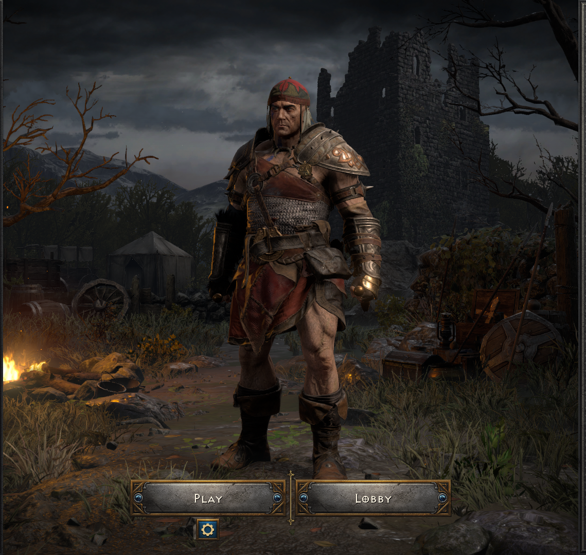 Barbarian with dual Gull on character selection