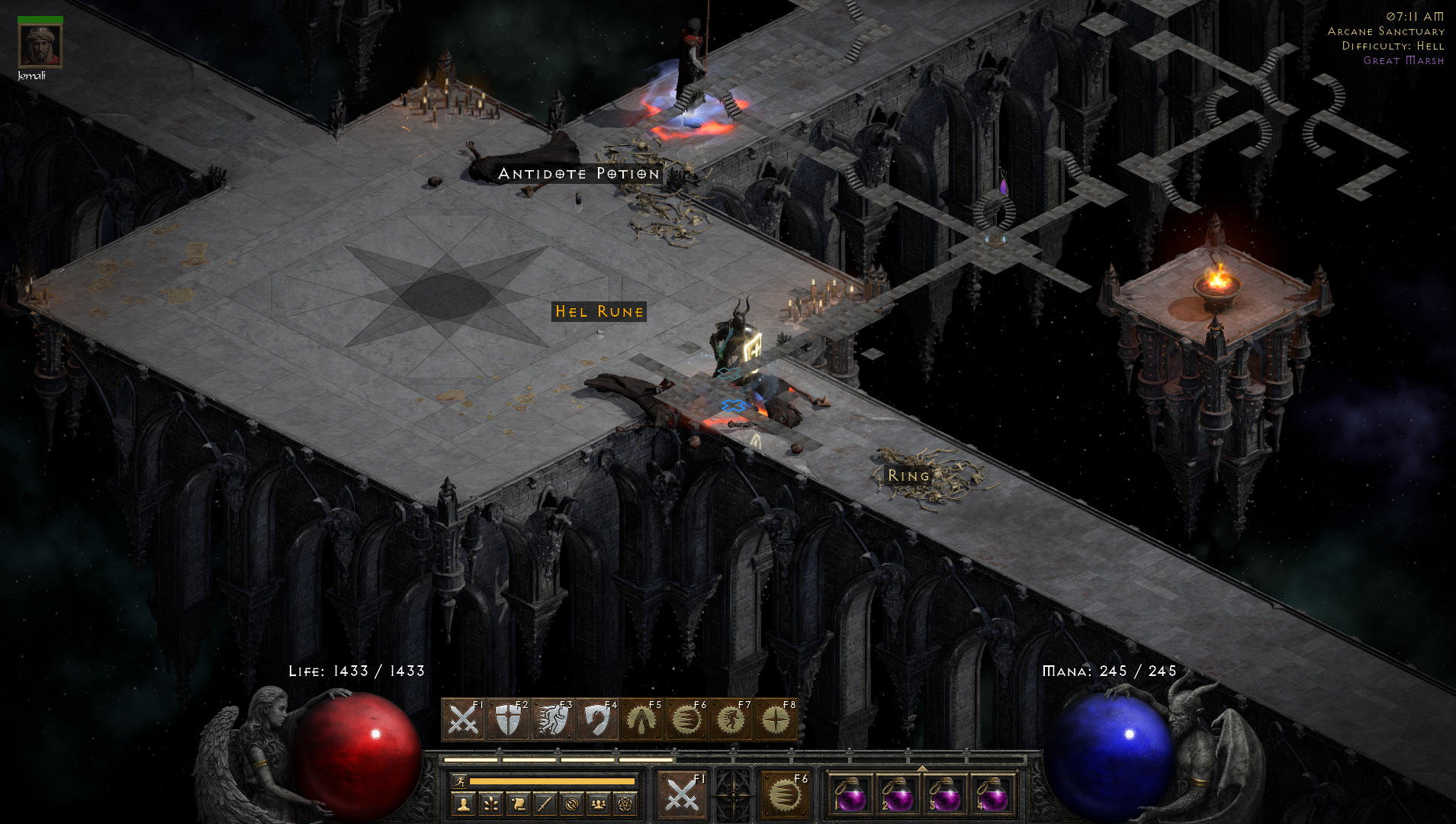 Farming for keys and ghosts decided to play nice.