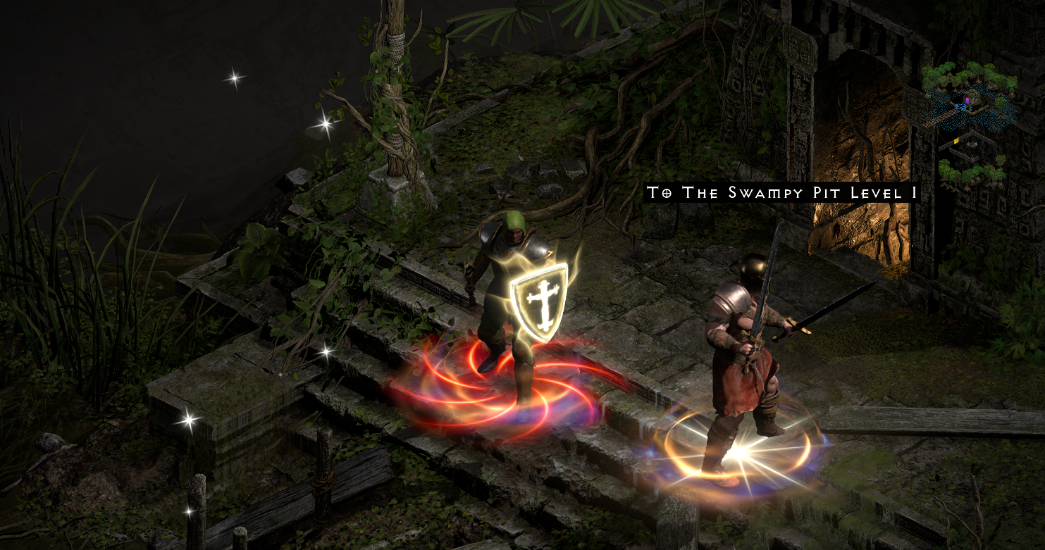 Entrance to Swampy Pit