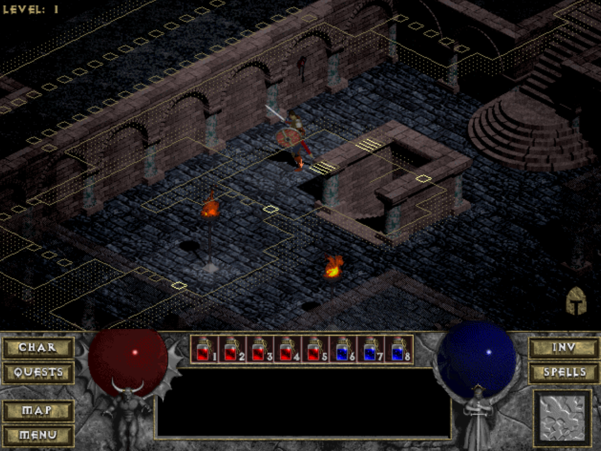 RNG map hit me with a L2 right at the steps back to town LOL!