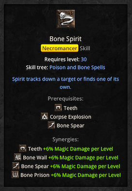Bone Spirit with 2.6-updated synergy bonuses